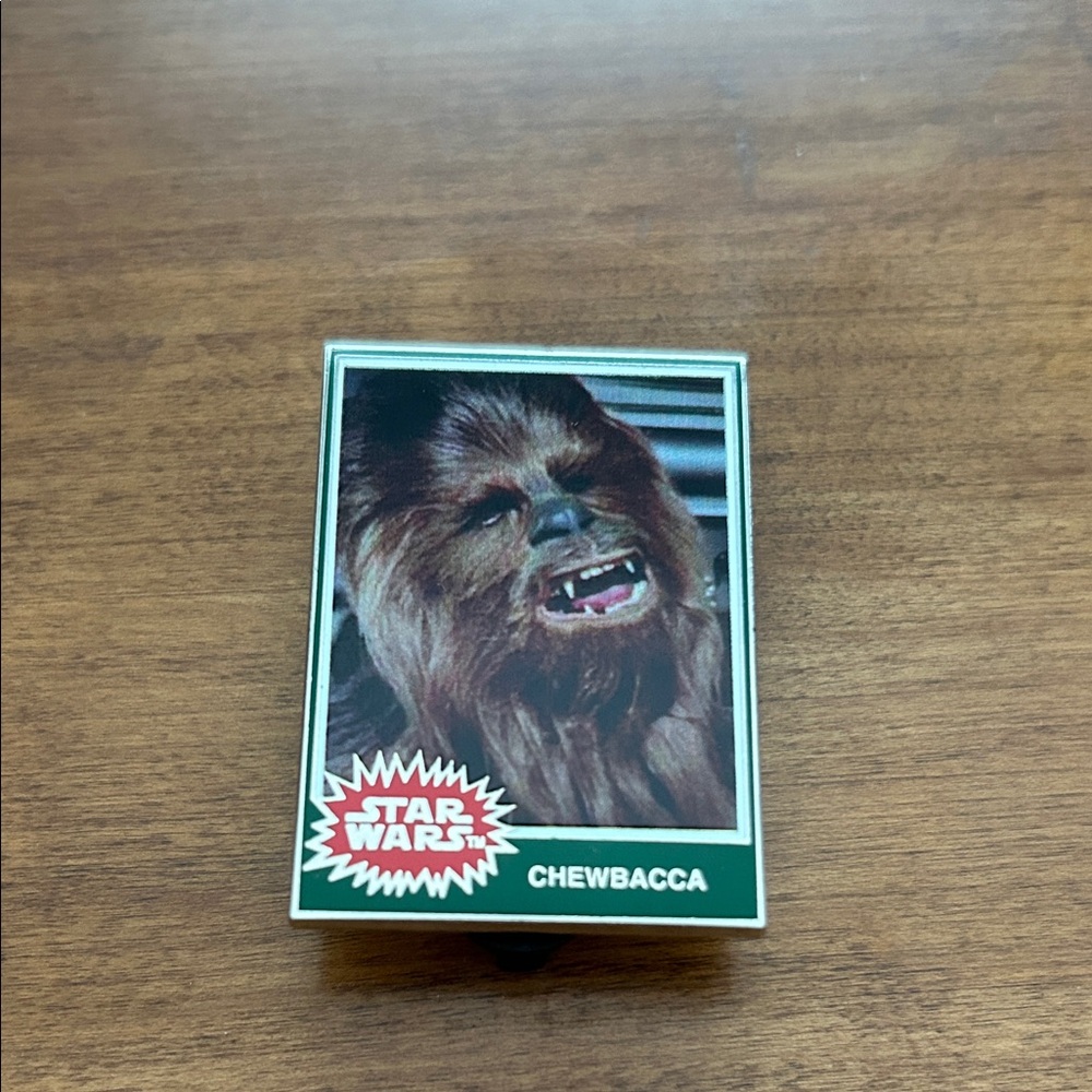 Disney Parks Star Wars 45th Anniversary Mystery Pin Star Wars Chewbacca Card